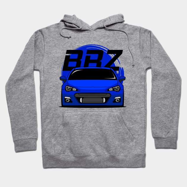 Blue BRZ JDM Hoodie by GoldenTuners